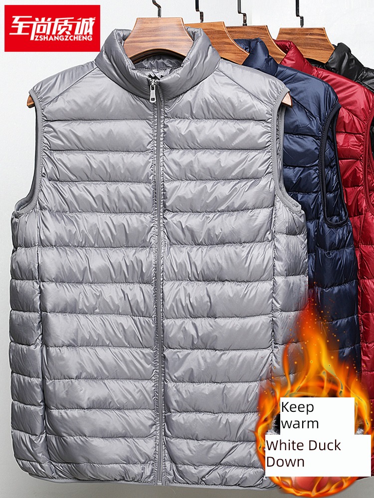 Middle aged and old people Frivolous keep warm vest down Vest
