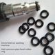 Lutian car washing machine high-pressure pipe O-type rubber ring Green Ba small leather ring water outlet pipe seal ring drain pipe O-washing