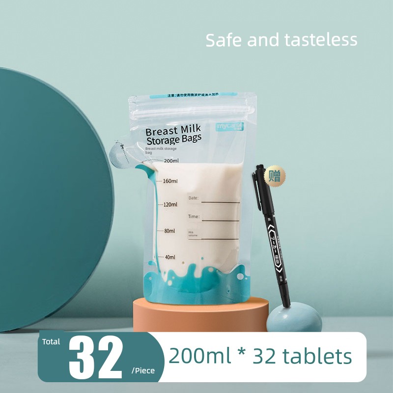 Creer Breastmilk Storage Bags Breast Milk Freshness Protection Package 80ml Small Capacity Disposable Frozen Refrigerated Storage Milk Bag 125ml — 5