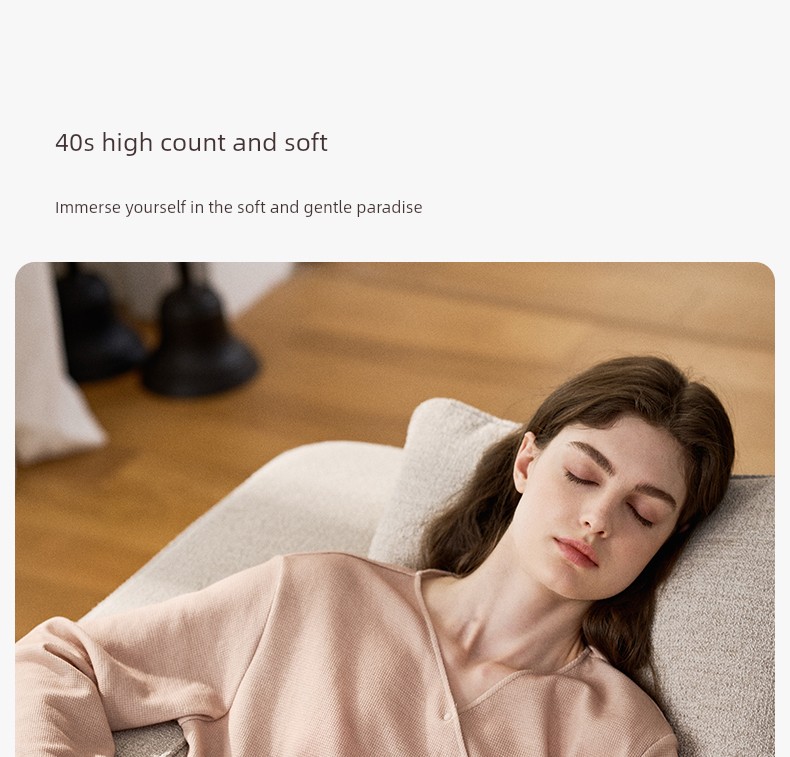 Manxi Autumn and Winter Camellia Waffle Nursing Clothes Yoga Sports Wearable Postpartum Outfit Maternity Homewear Set — 11