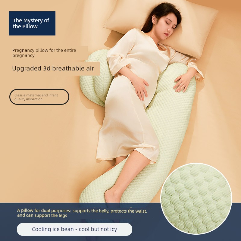 Pillow Mystery Maternity Pillow Waist Support Side Sleeping Pillow Abdominal Support Side Sleeping Pillow Uh-Shaped Pillow Backrest Pillow Special Pillow — 8