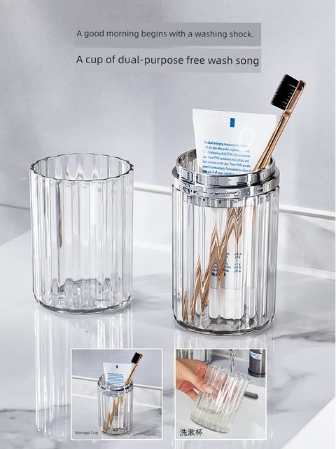 Travel washing set toothbrush toothpaste toothpaste cup three-in-one travel business trip portable mouthwash cup storage box