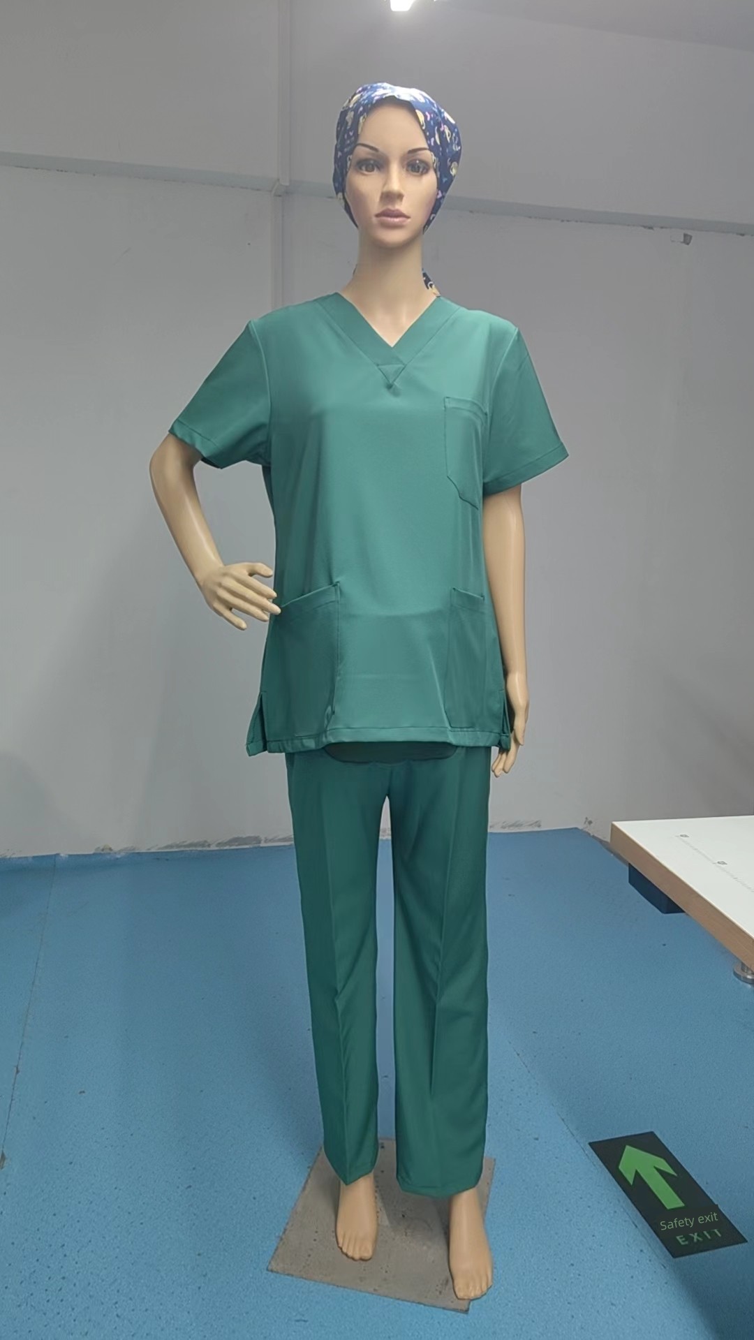 Elastic Belly-Supporting Pants for Nurses, Maternity Pants, Operating Room Surgical Gowns, Medical Scrub Suits, Women's Short-Sleeve Quick-Dry Doctor's — 16
