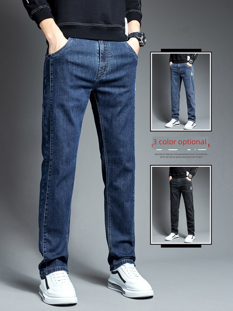 Autumn and winter Straight cylinder easy man leisure time Jeans