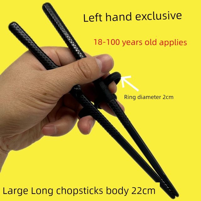 Large chopsticks big children adult corrector children learning chopstick correction training assist elderly people left hand chopsticks adults