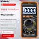 SNICO 9205Pro voice broadcast digital multimeter high-precision intelligent anti-burn transistor data maintenance