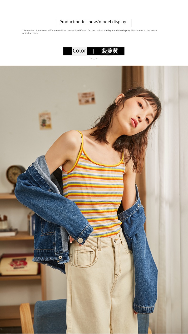 Tang Shi Inner lap Wear out sexy knitting camisole vest