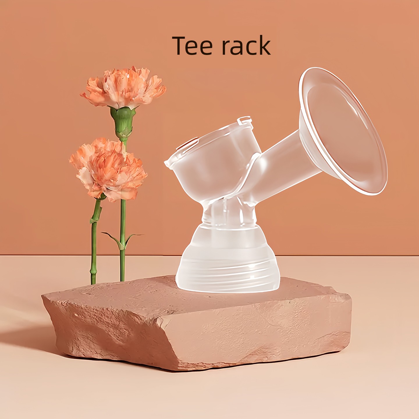 Xinbei 8775/8776/8792 Electric Breast Pump Accessories Duckbill Valve Cylinder Silicone Massage Pad Three-Way Bottle — 3