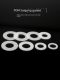 POM gasket polyformaldehyde steel wear-resistant flat pad high strength hard plastic insulating washer M2M3M4M5M6M8M10