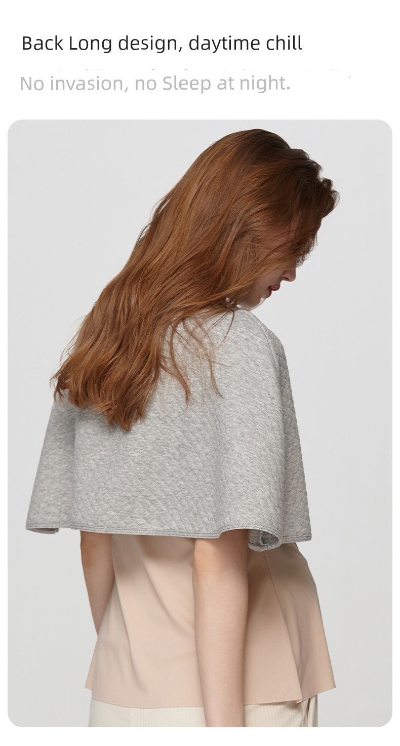 Unisunny Postpartum Shawl Pure Cotton Nursing Clothing Shoulder and Neck Protection for Pregnant Women Postpartum Breastfeeding Cape Suitable for All — 5