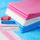 Disposable sheets and beauty salon massage mattress waterproof and oil-proof with holes thickened and dirty-separating non-woven fabric