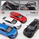 Honda 10th Generation Civic Red Label TYPER Alloy Car Simulation Metal Sports Car Ornament Model Children's Toy Car