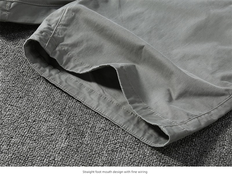 summer man Versatile Self-cultivation leisure time Solid color Three minutes of pants