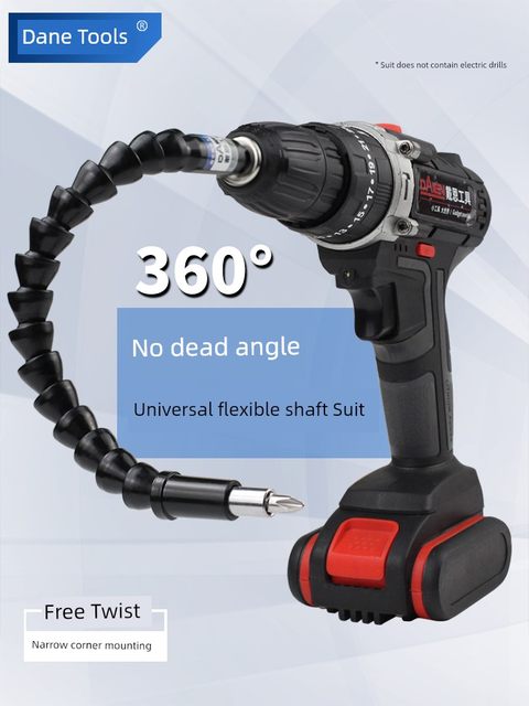 Electric drill electric screwdriver universal soft shaft head sleeve combination driver multifunctional metal connection extension rod