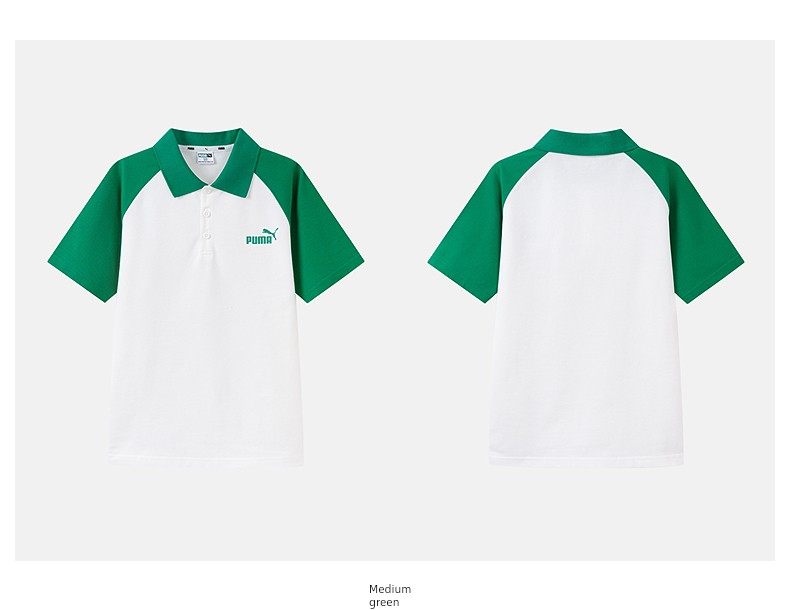 Puma Official Children's Clothing New Summer Short-Sleeved T-Shirt Polo Shirt Fashionable Lapel Sports Top — 36