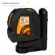 Laise with magnet anti-fall 2 lines can be used to slash laser level with high precision LSG609S infrared scaffolding