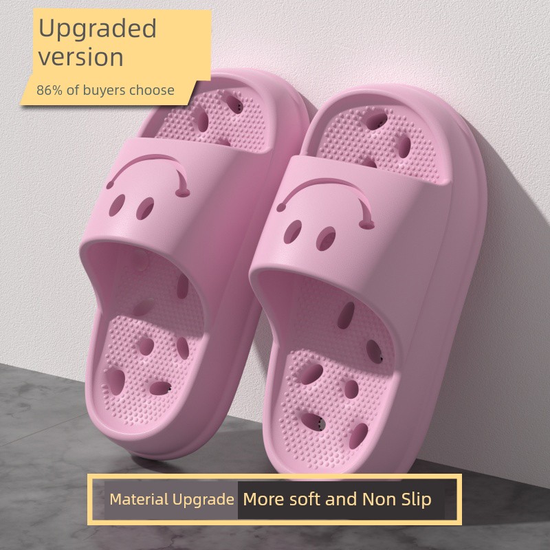 Bathroom Bath Leaking Cut Out Child Kid Slippers — 6