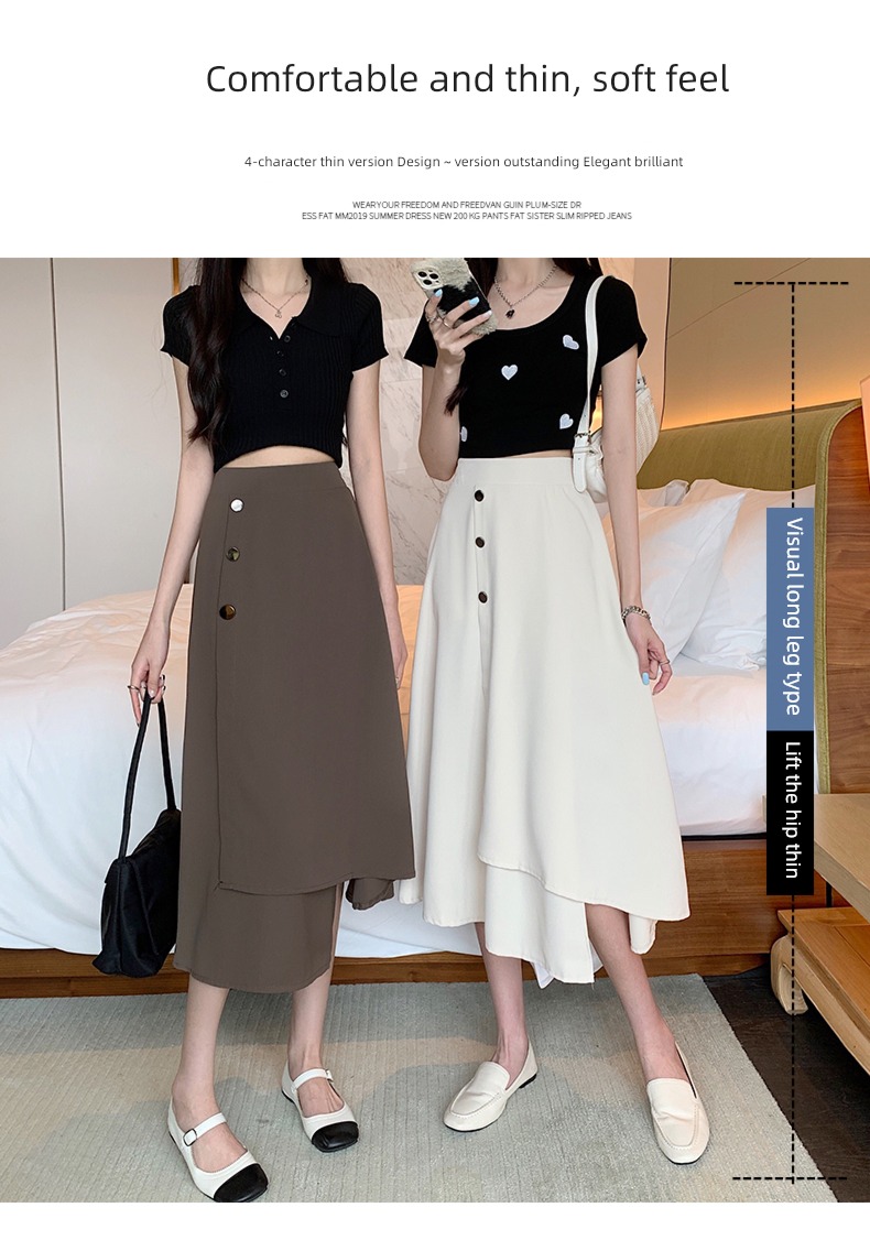 female summer Irregular Sense of design Medium and long term suit