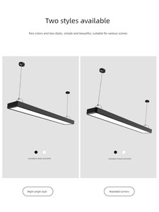 Super Bright Led Strip Light Office Pendant Light Barber Shop Commercial Classroom Ceiling Light Gym Supermarket Fluores