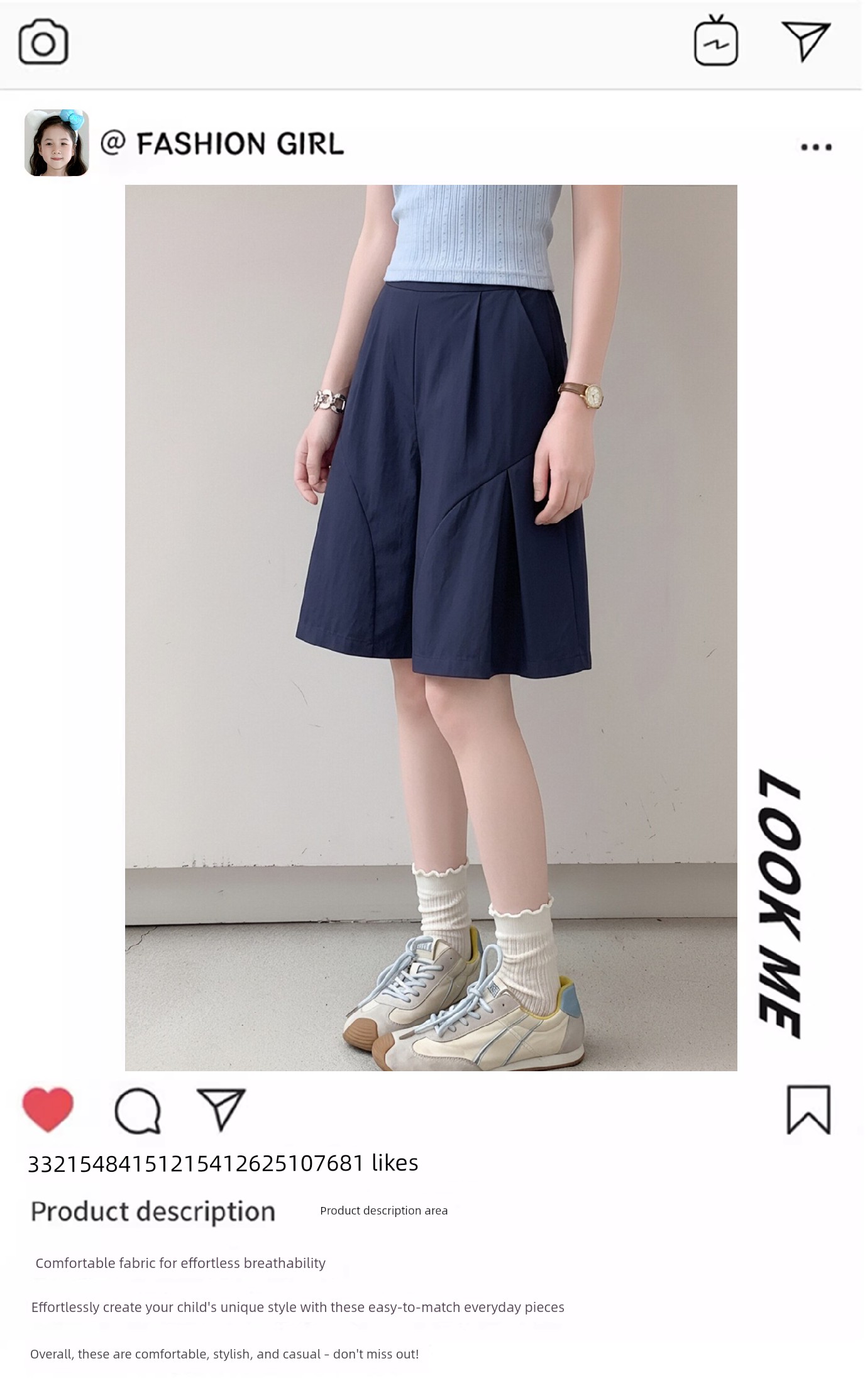 Girls' Pants Summer Thin Wide-Leg Pants Ice Silk Quick-Dry Super Stylish Trendy Teenage Girls 2026 New Summer Model — 3