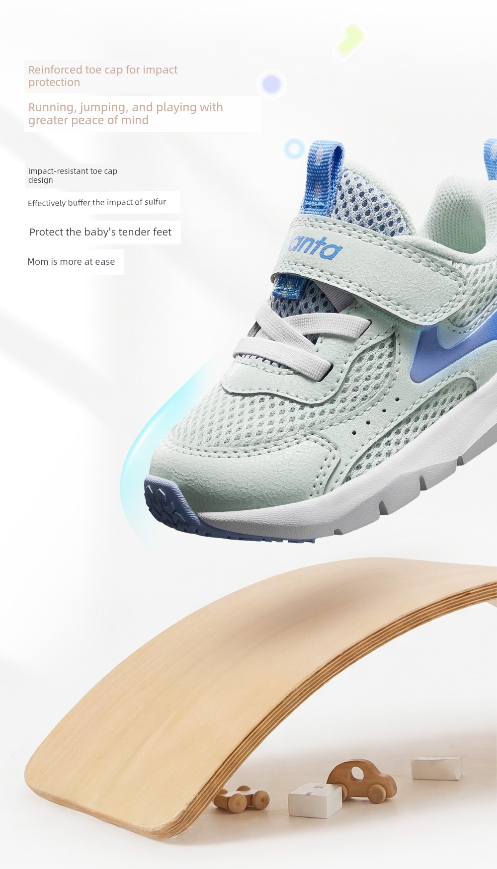 Anta Toddler Shoes, New Summer Models for Men and Women, Baby Shoes, Infant Shoes, Breathable Mesh Sneakers, Soft-Soled Children's Shoes — 10