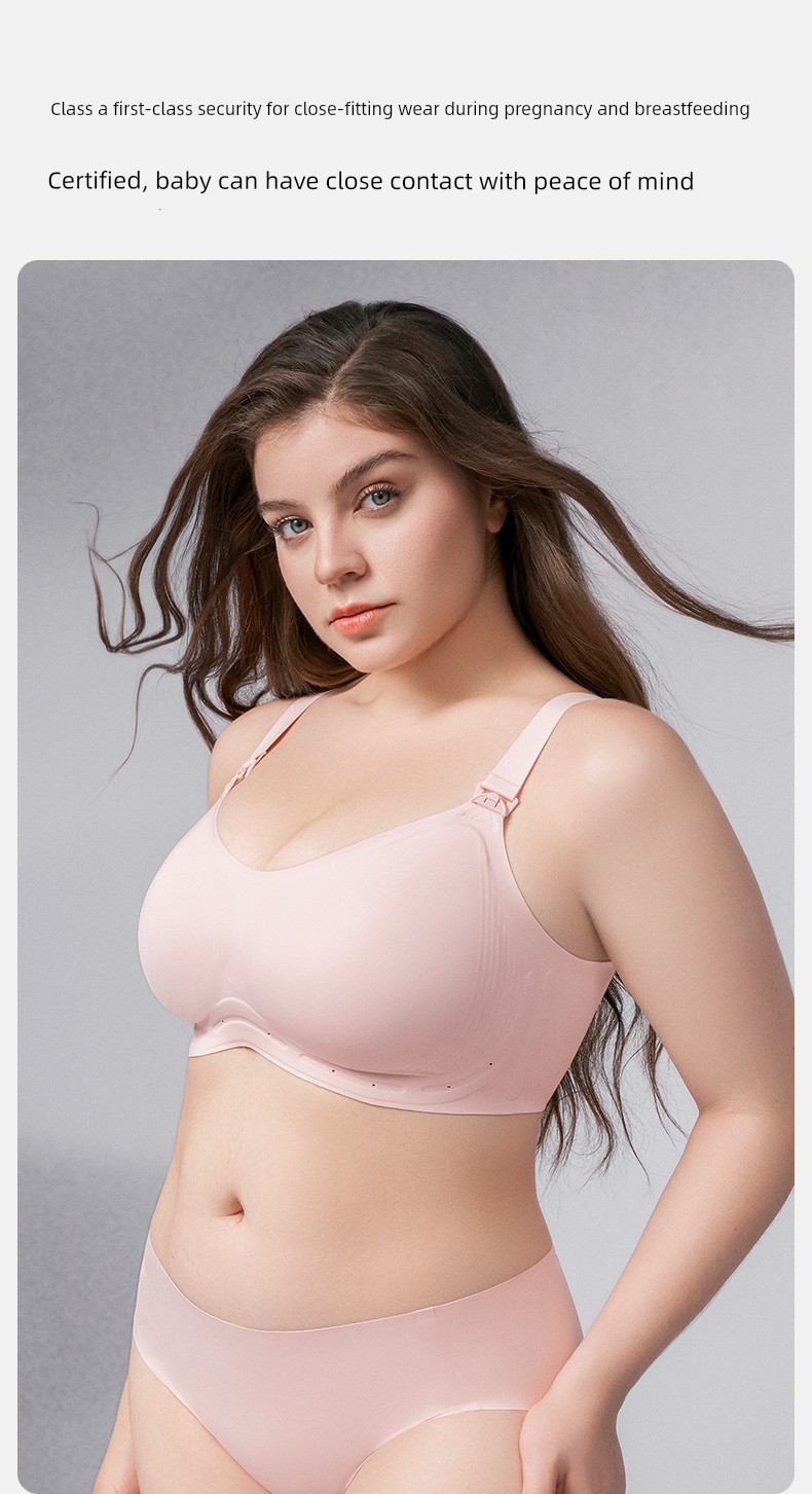 Qianxi Suspension Anti-Gravity Big Chest Special Maternity Breastfeeding Underwear Push up and Anti-Sagging Pregnancy Postpartum Max Bra — 24