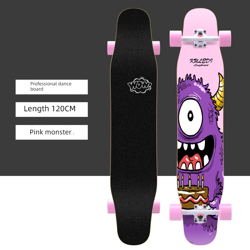 120cm beginner Brush the street highway flash of light Long board