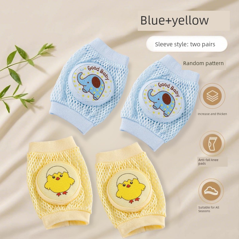 Baby Knee Pads for Crawling, Infant Knee Protectors, Children's Anti-Fall Crawling Gear, Toddler Learning Crawling Elbow Pads, Summer Thin Version — 5