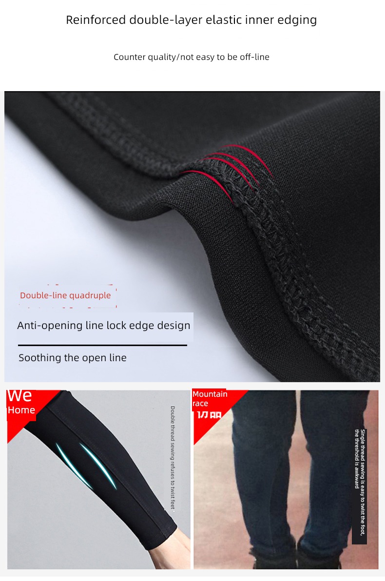 High waist elastic force pencil Show thin black Little feet Leggings