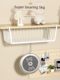 Under-table storage rack dormitory storage rack hanging basket hanging under desk hanging storage rack table top hanging rack artifact