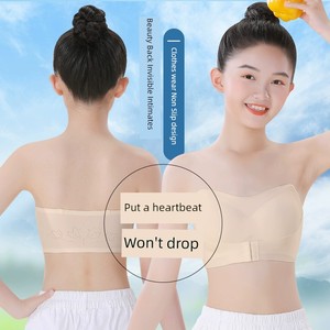 Girl Beautiful Back Invisible Youth Strapless Non Slip Chest Wrap