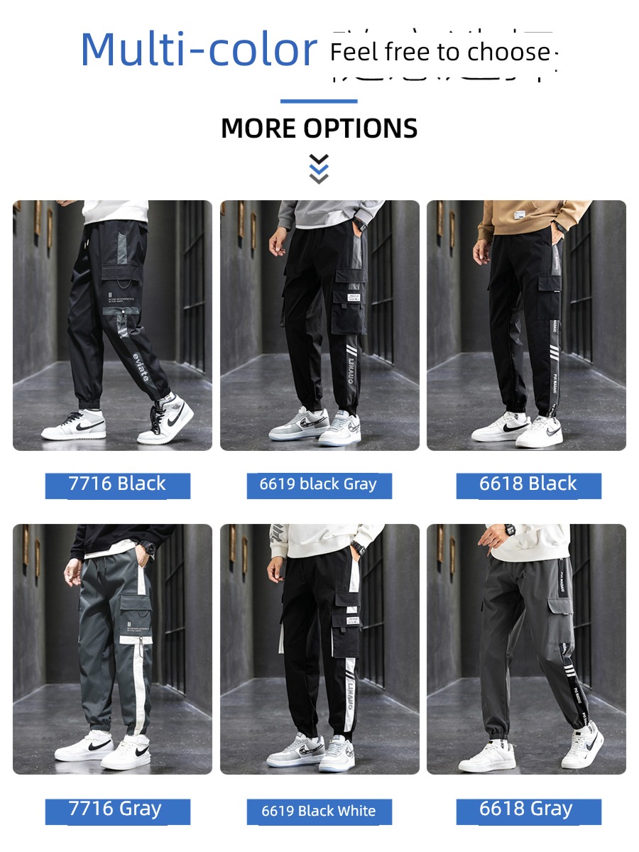 trend Tie one's feet motion middle school student leisure time trousers work clothes