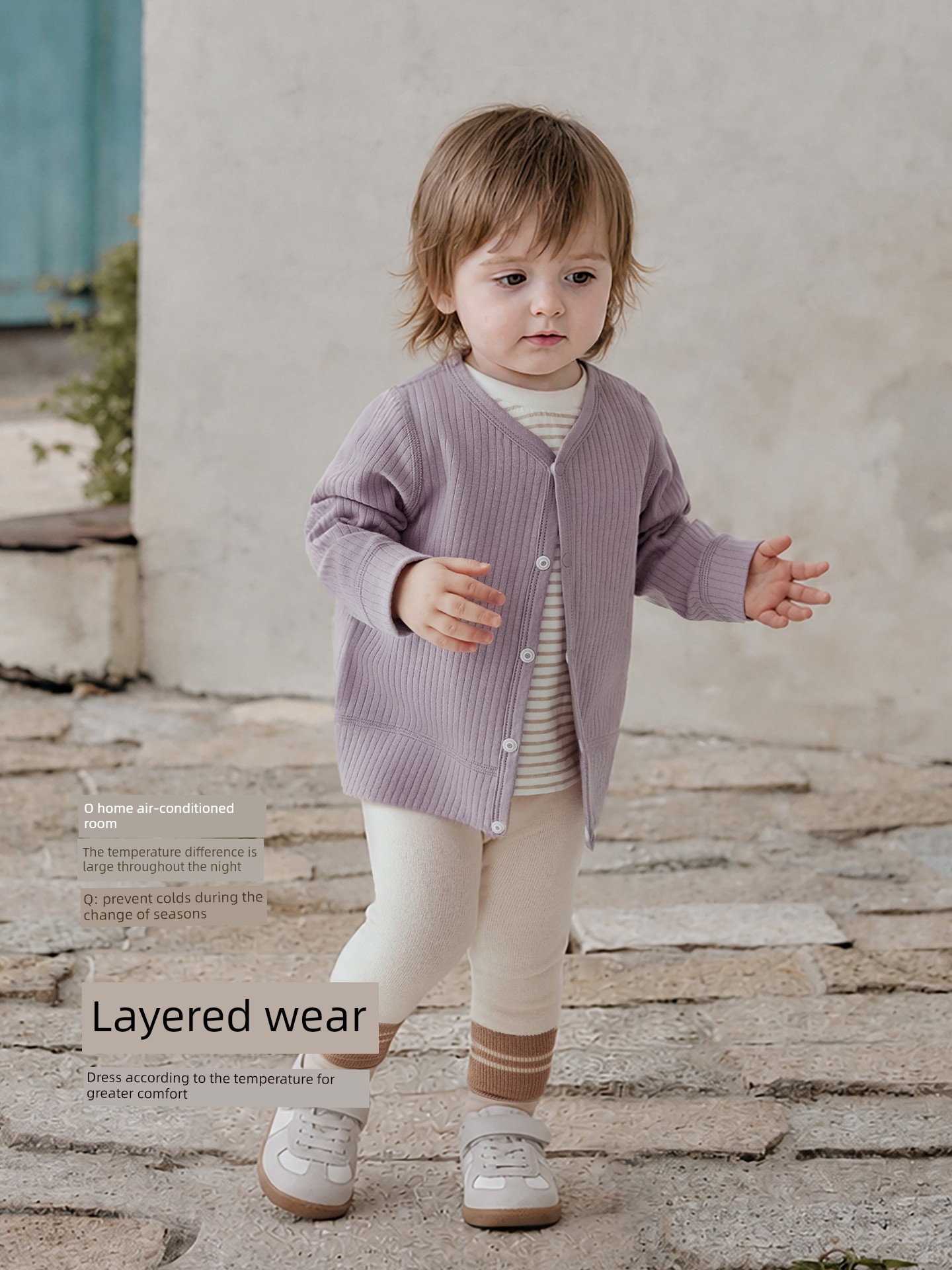BabyLove Baby Cardigan Spring & Fall Long Sleeves Baby and Infants Coat Elastic Outerwear Casual Tops Minimalist Easiest for Match