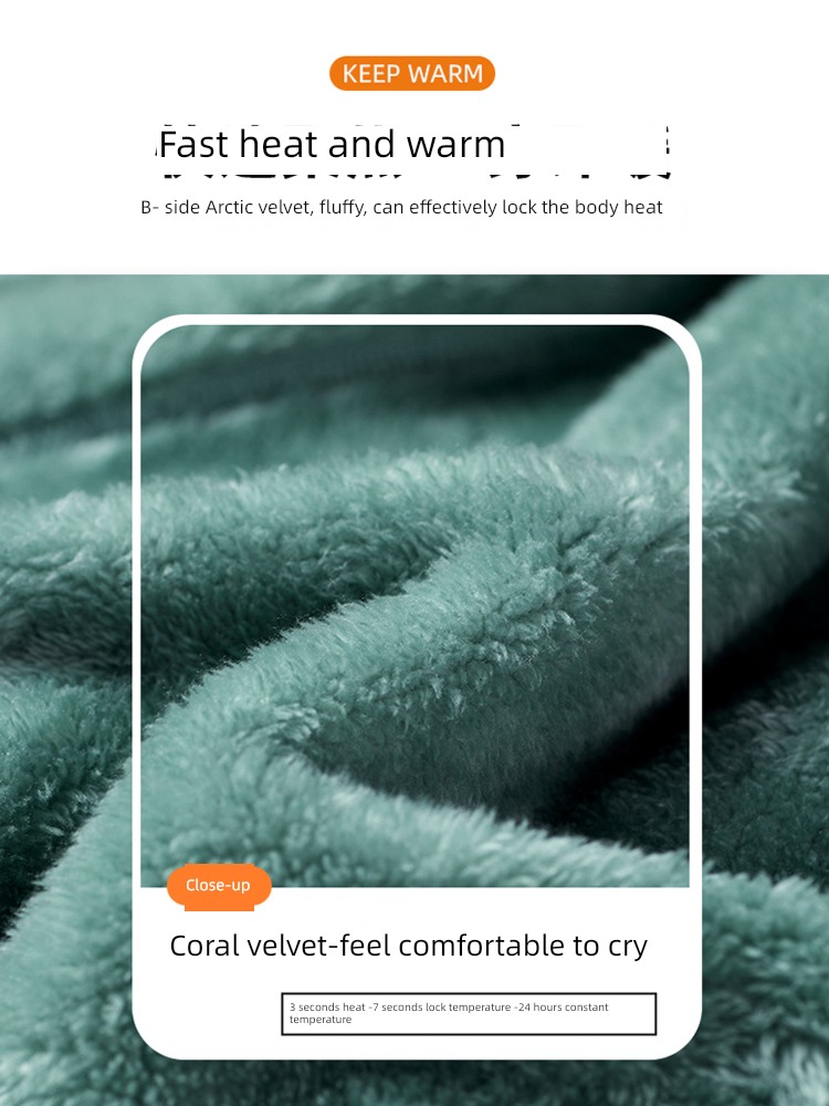 MuLinSen female Autumn and winter Wear it on both sides Inner bladder Fleece