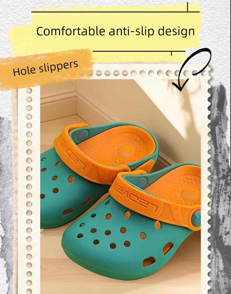 Kids Summer Soft Bottom Man and Woman Cartoon Beach Sandals — 2