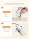 Pants clips household traceless stainless steel multi-functional hook skirt pants storage artifact single clip hanger