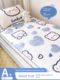 Summer latex mat three-piece set student dormitory single summer 2025 new ice silk sheet air conditioning soft mat