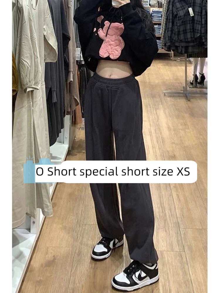 little chap Spring, autumn and winter Nine points High waist ins Sports pants