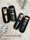 Makeup brush storage bag for women portable and high-end 2025 new eye shadow brush small outing and travel storage bag