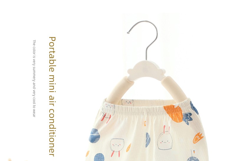 Baby Mosquito-Repellent Pants Summer Thin Pure Cotton Boys' Casual Long Pants Girls' Stylish Lantern Pants Breathable — 6