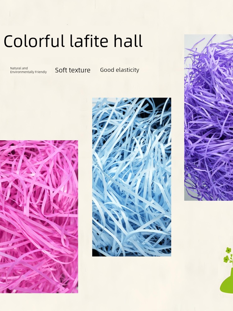 Festival Raffia Filler Birthday Gift Box Hand Gift Filler Paper Silk Decoration Candy Fruit Kilogram Wholesale