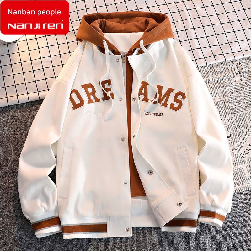 NGGGN Spring and Autumn Men's style leisure time Jacket loose coat