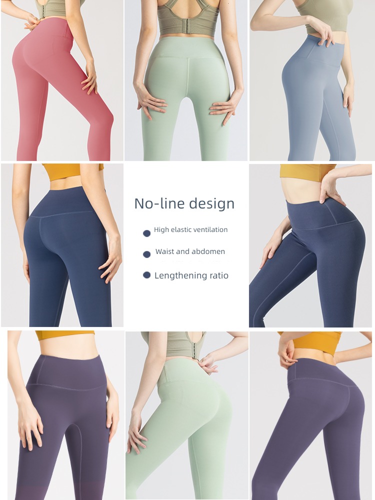 spring and autumn summer High waist quick-drying Tight fitting Wear out Yoga Pants