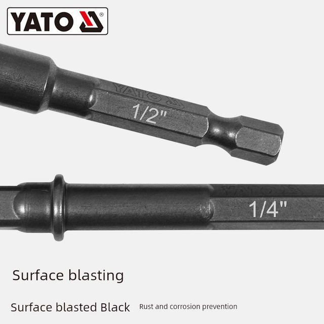 Yierto electric wrench conversion rod electric rotary sleeve hexagonal handle 4 square column sleeve connecting rod