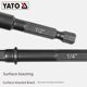 Yierto electric wrench conversion rod electric rotary sleeve hexagonal handle 4 square column sleeve connecting rod