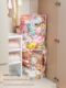 Plush toy storage artifact transparent bucket household children's dolls dustproof zipper finishing bag