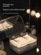 Transparent acrylic mask box flip storage box home internet celebrity cosmetics dustproof storage box large capacity with cover
