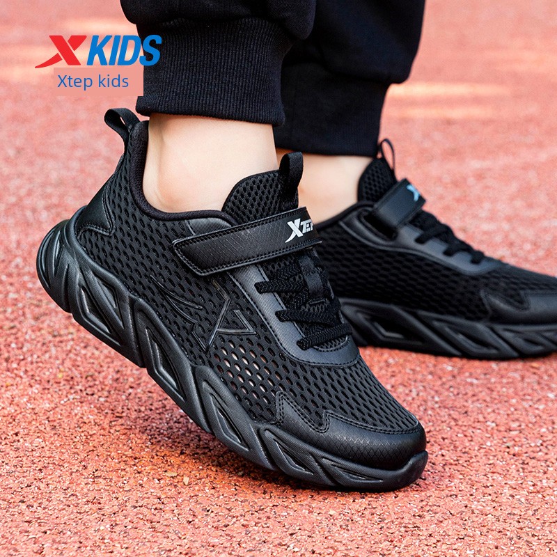 Tebu Black Autumn Mesh Breathable Kids Sneaker — 2