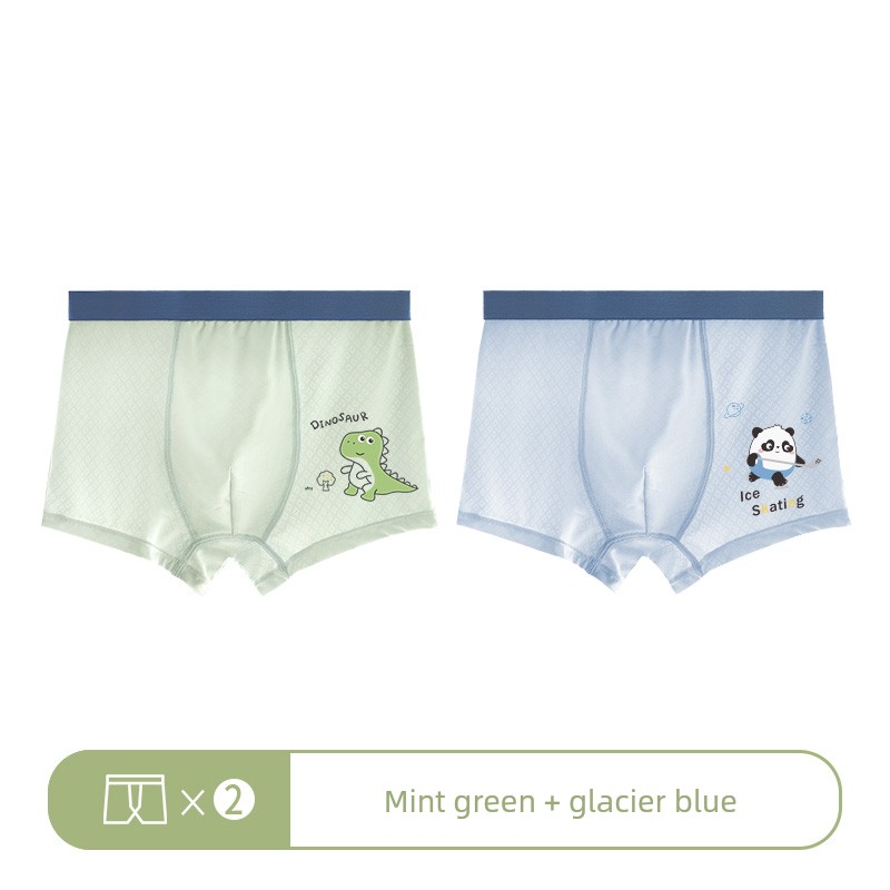 Children's Boxer Briefs 2026 Summer Mesh Ice Silk Baby Boy Boxer Briefs Non-Binding Pp Cooling Leggings — 4