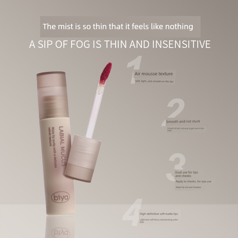 Matte Lip Glaze for Pregnant Women, Velvet Lip Gloss That Is Not Easy to Smudge, Lightweight and Suitable for Use during Pregnancy — 4